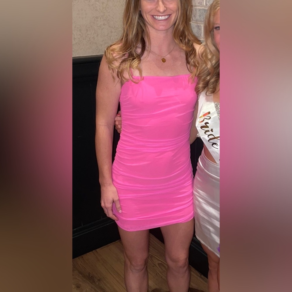 Holloway Wishes Mini Dress Pink — 6 (Worn once)